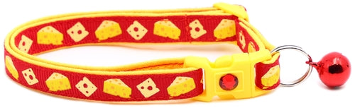 Cheese Breakaway Cat Collar
