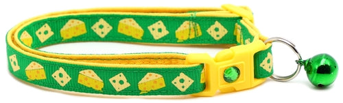 Cheese Breakaway Cat Collar