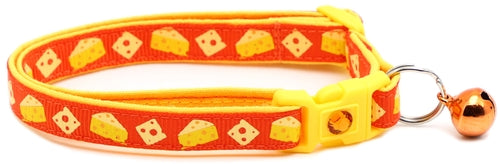Cheese Breakaway Cat Collar