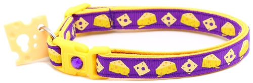 Cheese Breakaway Cat Collar
