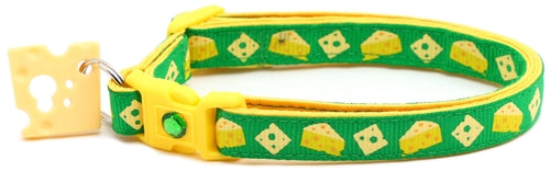 Cheese Breakaway Cat Collar