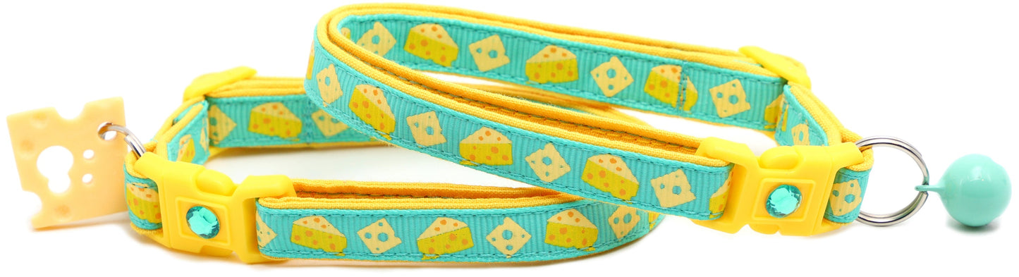 Cheese Breakaway Cat Collar