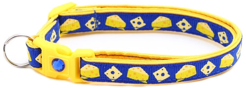 Cheese Breakaway Cat Collar