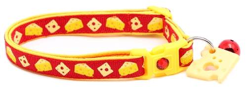 Cheese Breakaway Cat Collar