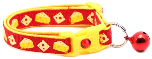 Cheese Breakaway Cat Collar