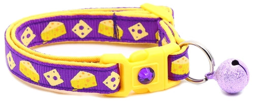 Cheese Breakaway Cat Collar