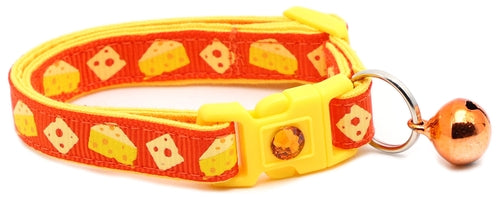 Cheese Breakaway Cat Collar