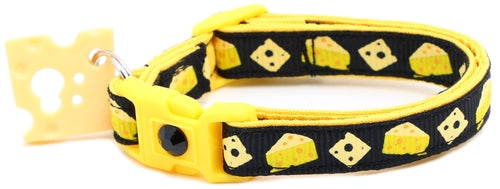 Cheese Breakaway Cat Collar