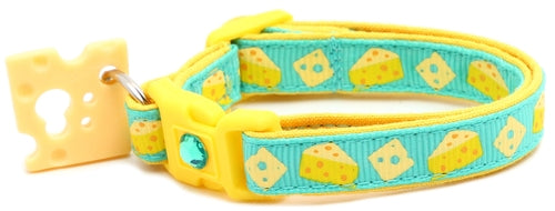 Cheese Breakaway Cat Collar