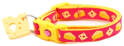 Cheese Breakaway Cat Collar