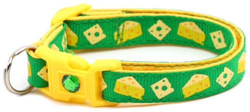 Cheese Breakaway Cat Collar