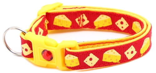Cheese Breakaway Cat Collar