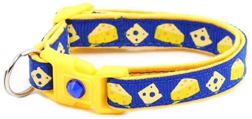 Cheese Breakaway Cat Collar