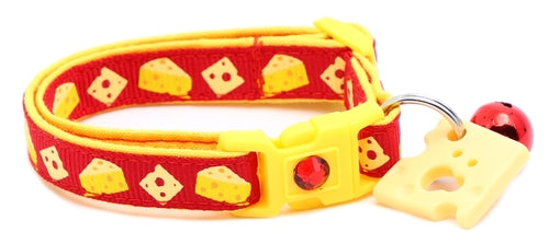 Cheese Breakaway Cat Collar