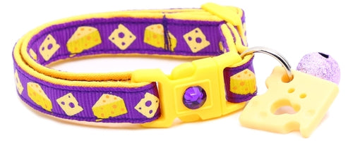 Cheese Breakaway Cat Collar