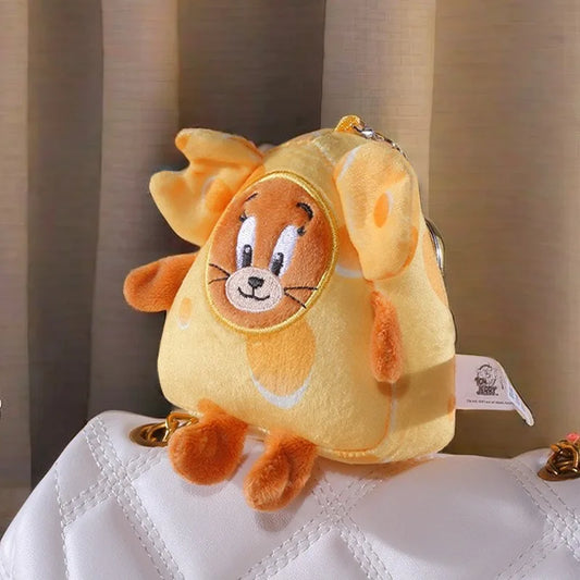 Peluches mini de Tom y Jerry con diseño de queso 🧀