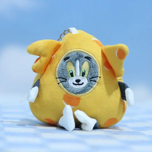 Peluches mini de Tom y Jerry con diseño de queso 🧀