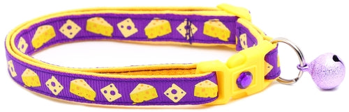 Cheese Breakaway Cat Collar
