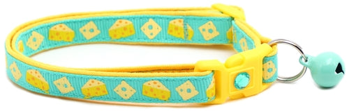 Cheese Breakaway Cat Collar