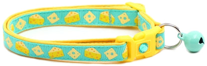 Cheese Breakaway Cat Collar