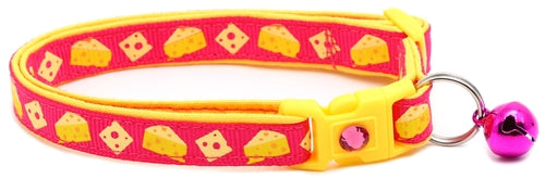 Cheese Breakaway Cat Collar