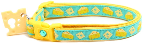 Cheese Breakaway Cat Collar