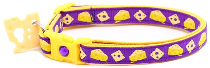 Cheese Breakaway Cat Collar