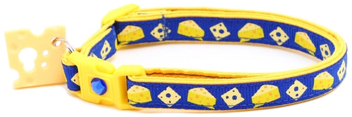 Cheese Breakaway Cat Collar