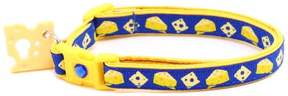 Cheese Breakaway Cat Collar
