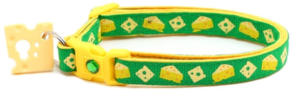 Cheese Breakaway Cat Collar