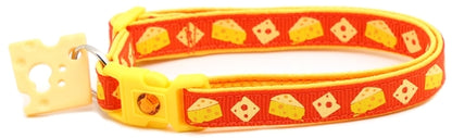 Cheese Breakaway Cat Collar