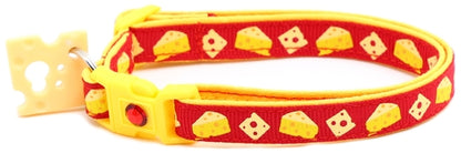 Cheese Breakaway Cat Collar