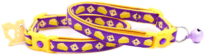 Cheese Breakaway Cat Collar