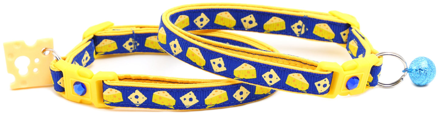 Cheese Breakaway Cat Collar