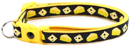 Cheese Breakaway Cat Collar