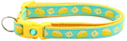Cheese Breakaway Cat Collar