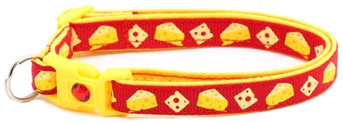 Cheese Breakaway Cat Collar