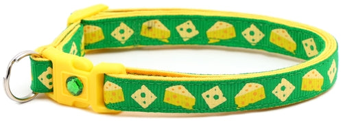 Cheese Breakaway Cat Collar