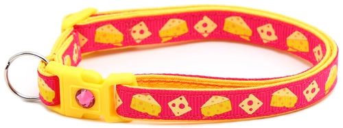 Cheese Breakaway Cat Collar