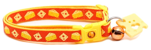 Cheese Breakaway Cat Collar