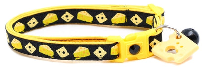 Cheese Breakaway Cat Collar