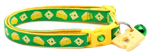 Cheese Breakaway Cat Collar