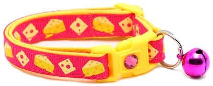 Cheese Breakaway Cat Collar