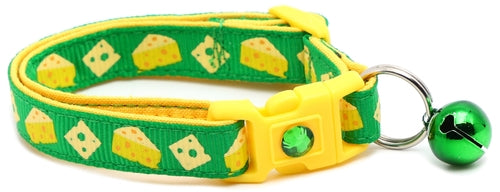 Cheese Breakaway Cat Collar