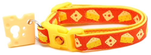 Cheese Breakaway Cat Collar