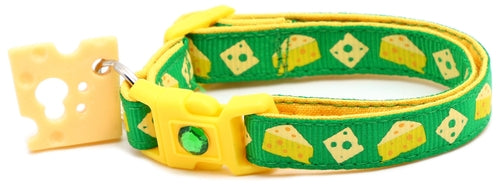 Cheese Breakaway Cat Collar