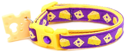 Cheese Breakaway Cat Collar