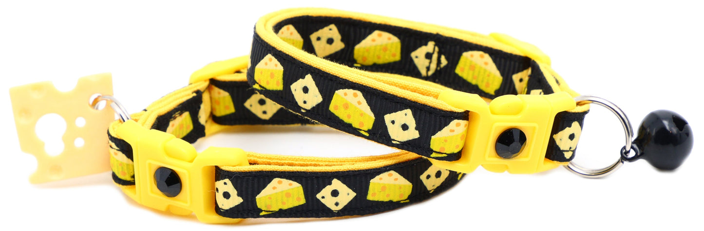 Cheese Breakaway Cat Collar