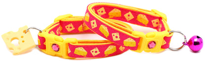 Cheese Breakaway Cat Collar