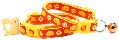 Cheese Breakaway Cat Collar